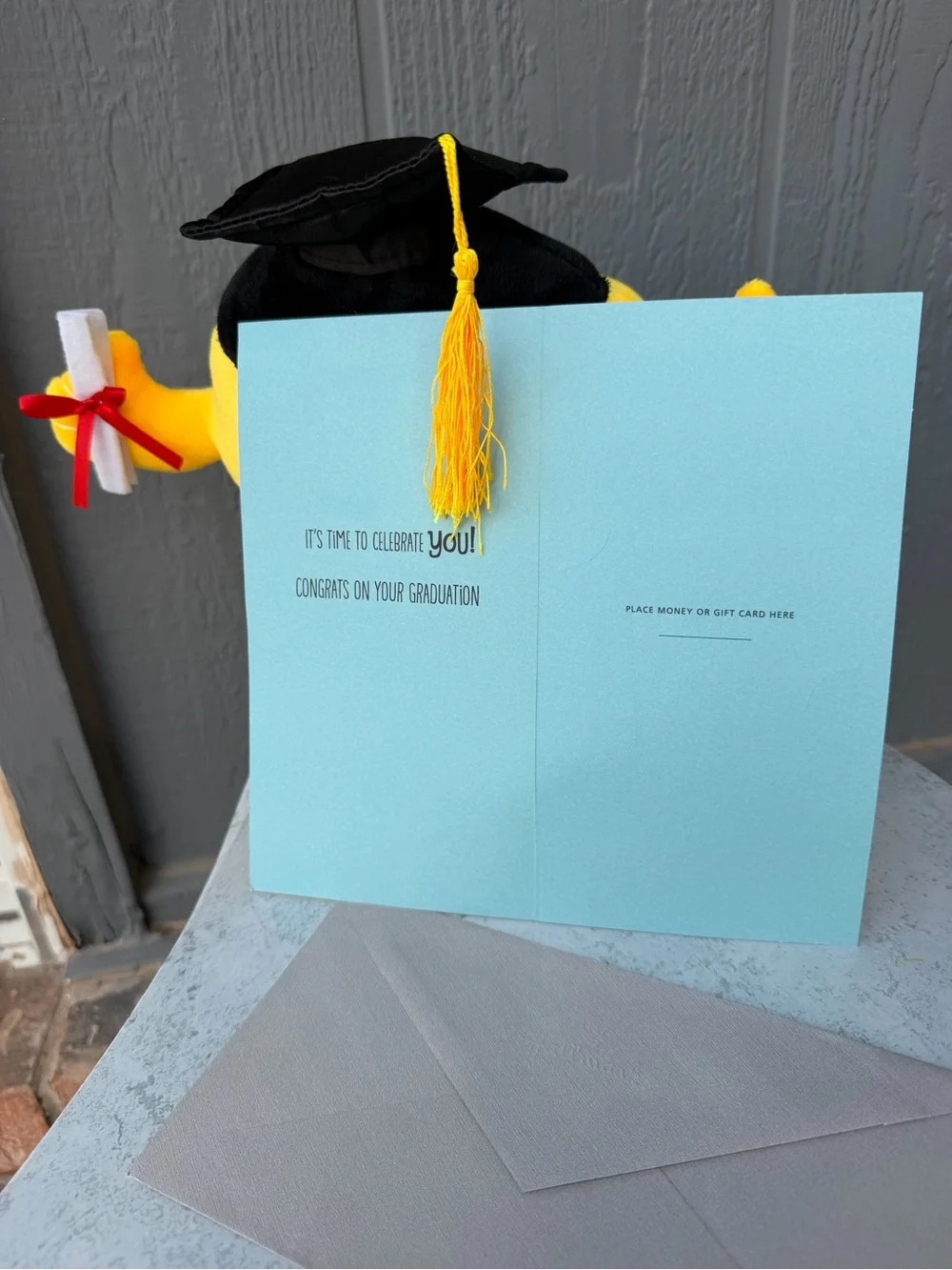 Last Minute Grad Gift! Musical Light-Up Emoji Plush + Card